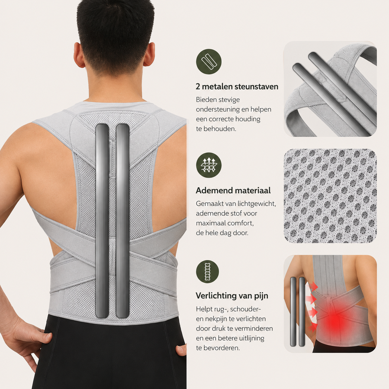 PosturaFlex™ Houdingsvest
