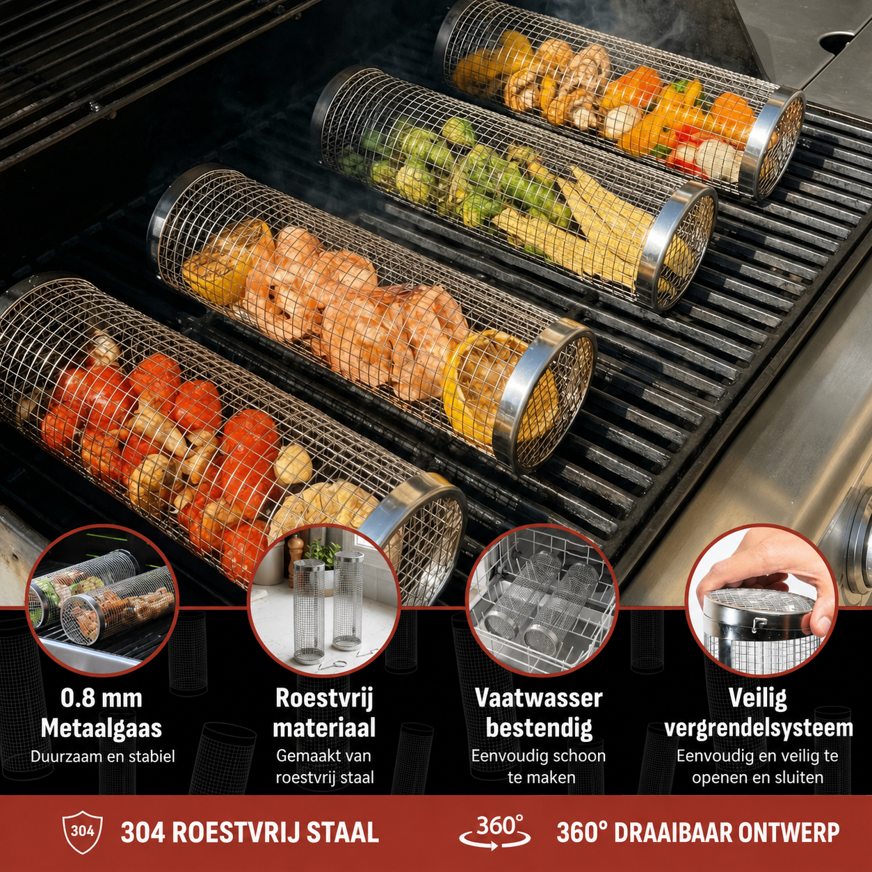 FireRoll BBQ Mand™