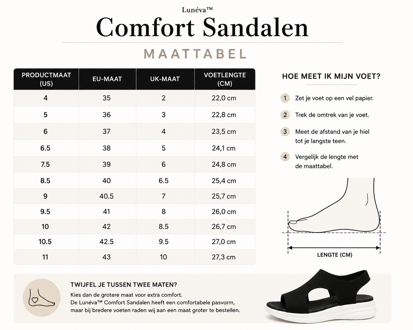 Lunéva™ Comfort Sandalen